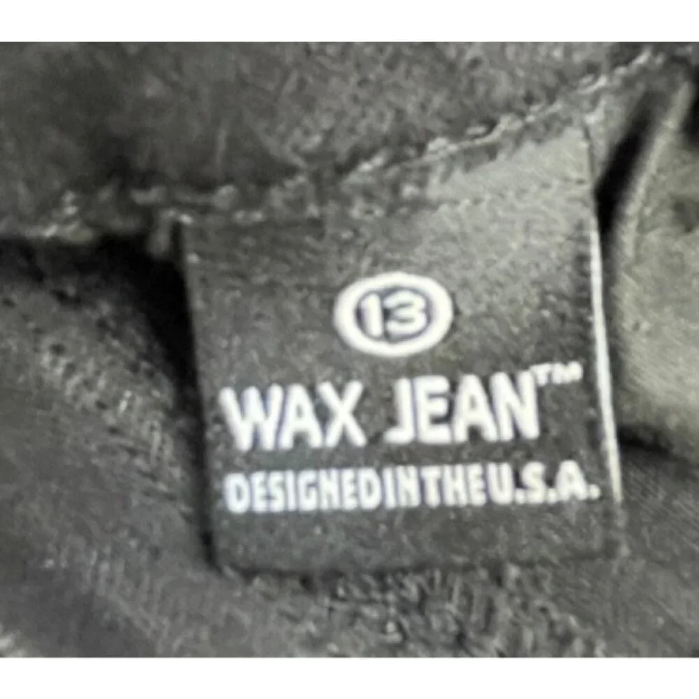 Wax Jeans Soft Stretchy Skinny Straight Denim Jeans Raw Hem Juniors‎ 13